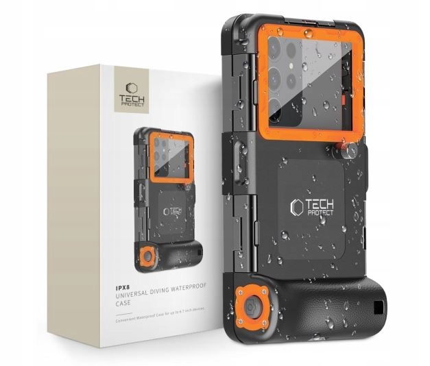 Pouzdro Vodotěsné Pro IPX8 pro telefon Outdoor, Univerzální, Potápění