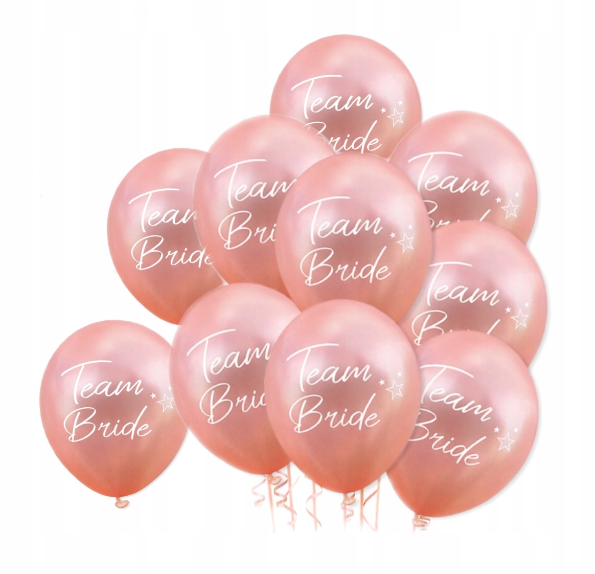 

Balony Panieński 10 szt Rose Gold Team Bride