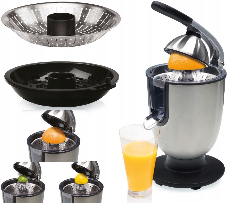 Profesionálna Odšťavovačka s rukoväťou Pycha Sok 100 % do poslednej Kvapky Inox