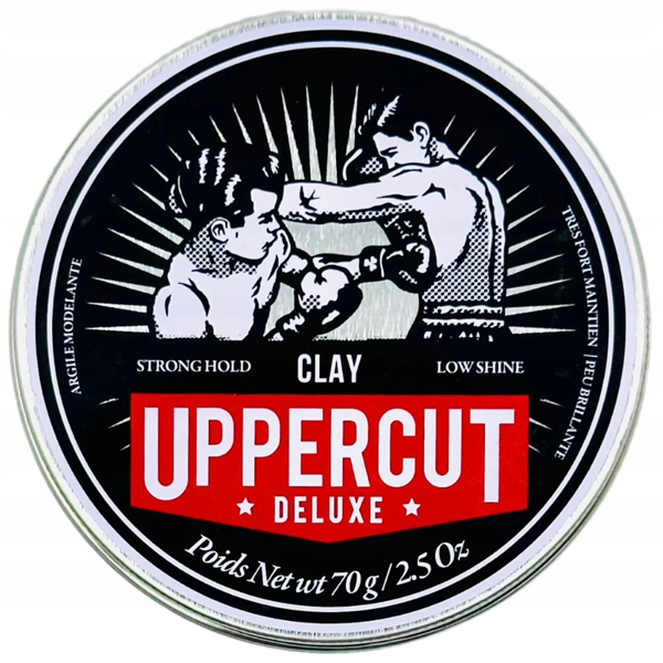 Uppercut Deluxe Glinka do włosów Clay mocne utrwalenie plus objętość 70g