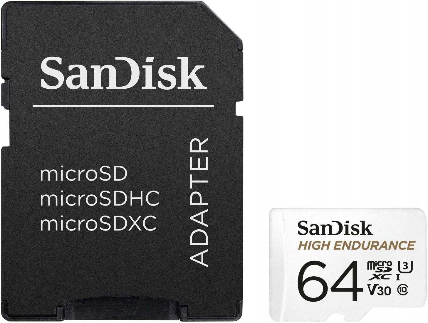 Karta microSD SanDisk 64GB MICRO SDXC High Endurance 100 MB/s Model High Endurance