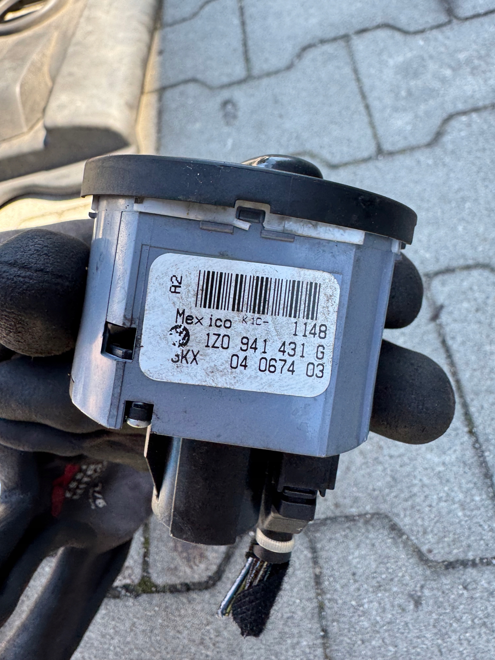 light switch 1Z0941431G SKODA OCTAVIA II