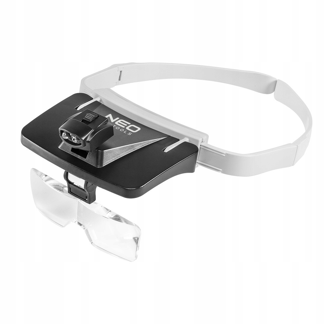 SOCZEWKI OKULARY LUPA CZOŁOWE LED PRECYZYJNE NEO 06-130