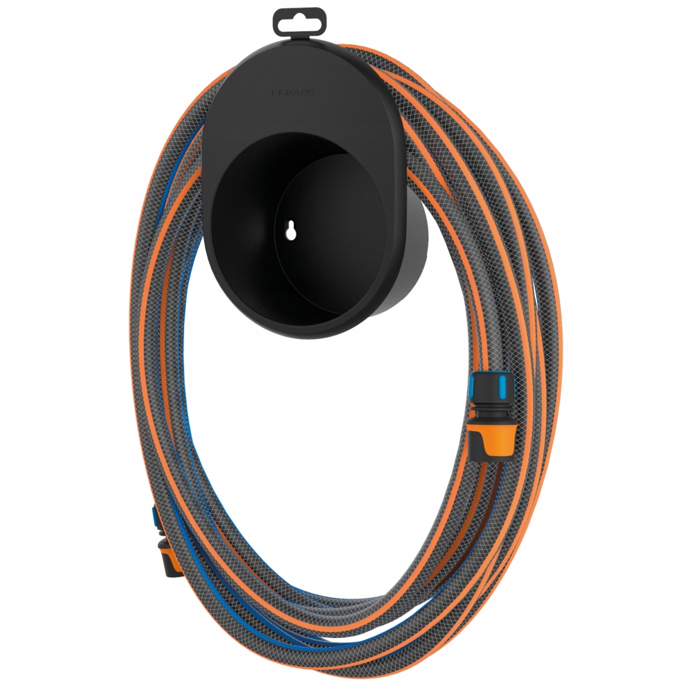 Fiskars Q4 Zahradní hadice odolná proti kroucení s držákem na zeď 13 mm 15 m