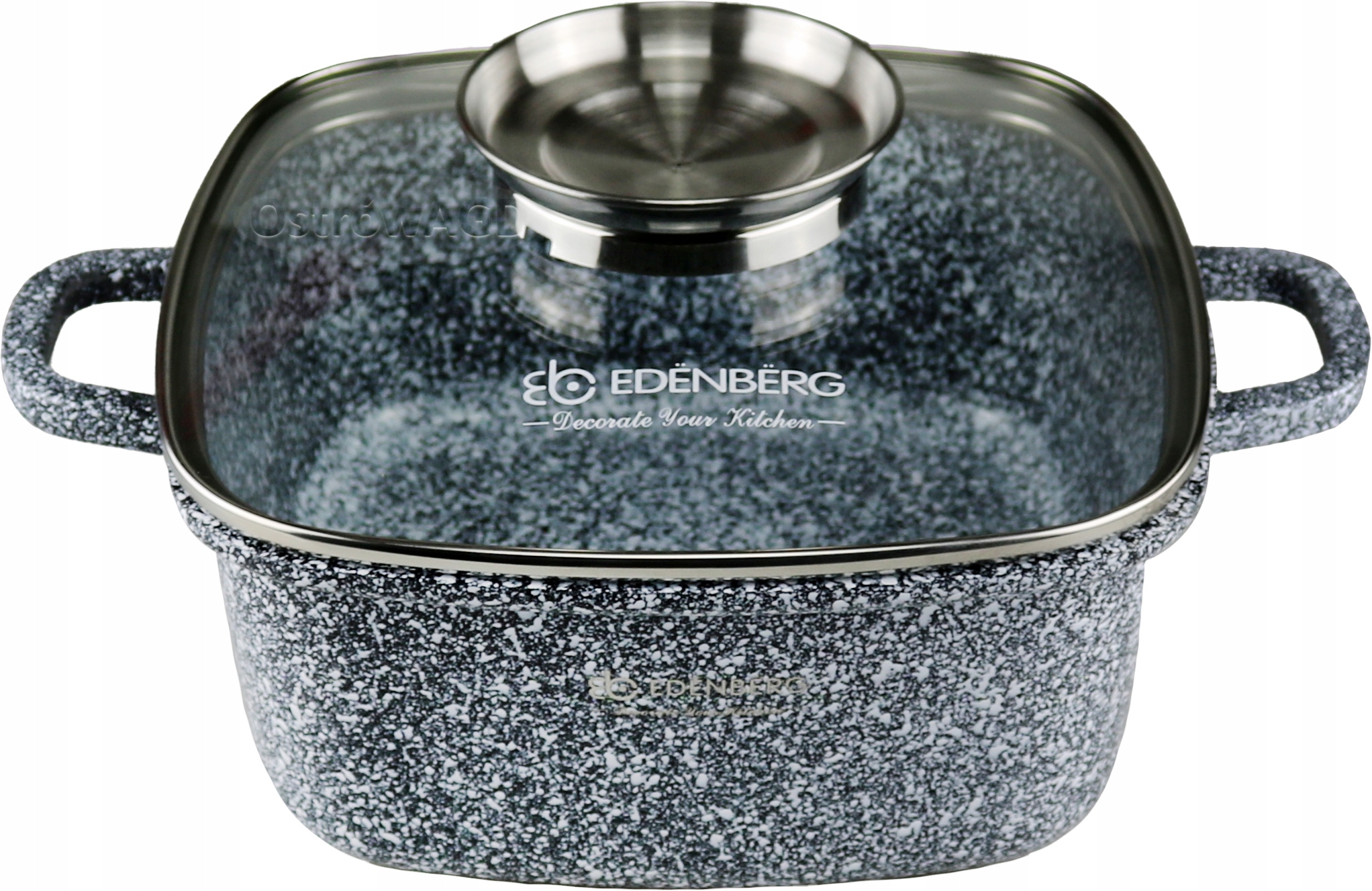 

Garnek Kwadratowy 2.8L Aroma Knob Marmur EdenBerg