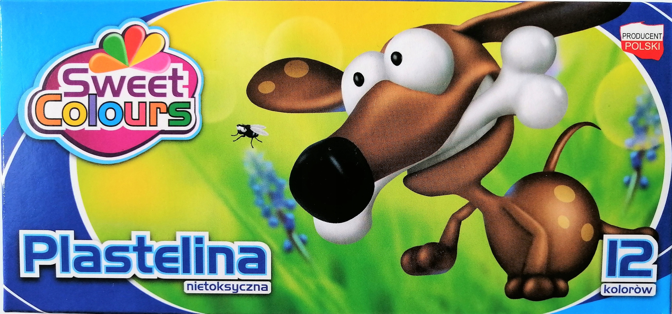 Plastelina nietoksyczna12 kolorów