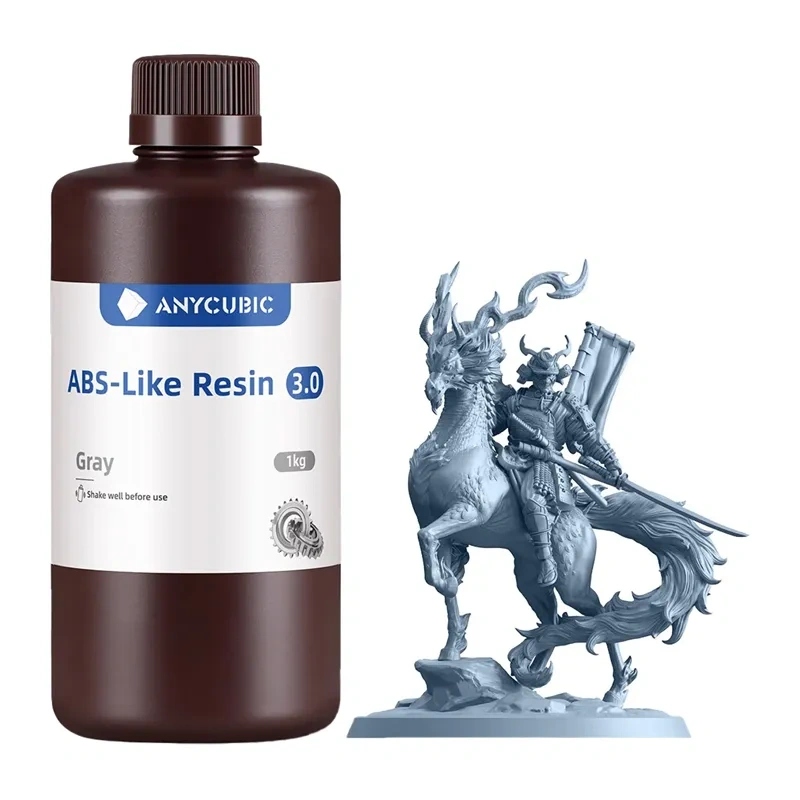 3D tisková pryskyřice Anycubic ABS-Like Resin 3.0 (šedá)