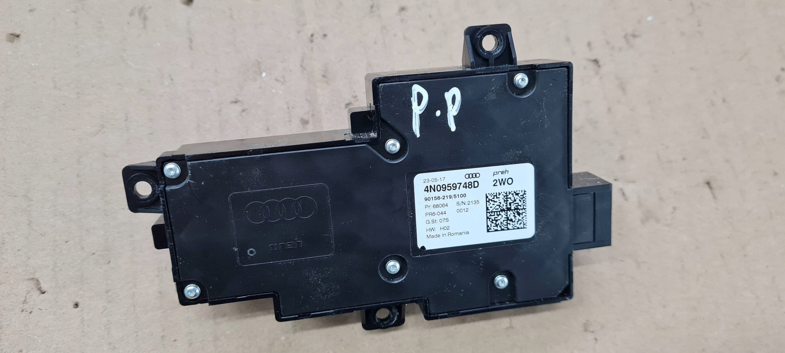 A6 C8 4K control panel seat electrical right front 4N0959748D A7 4K