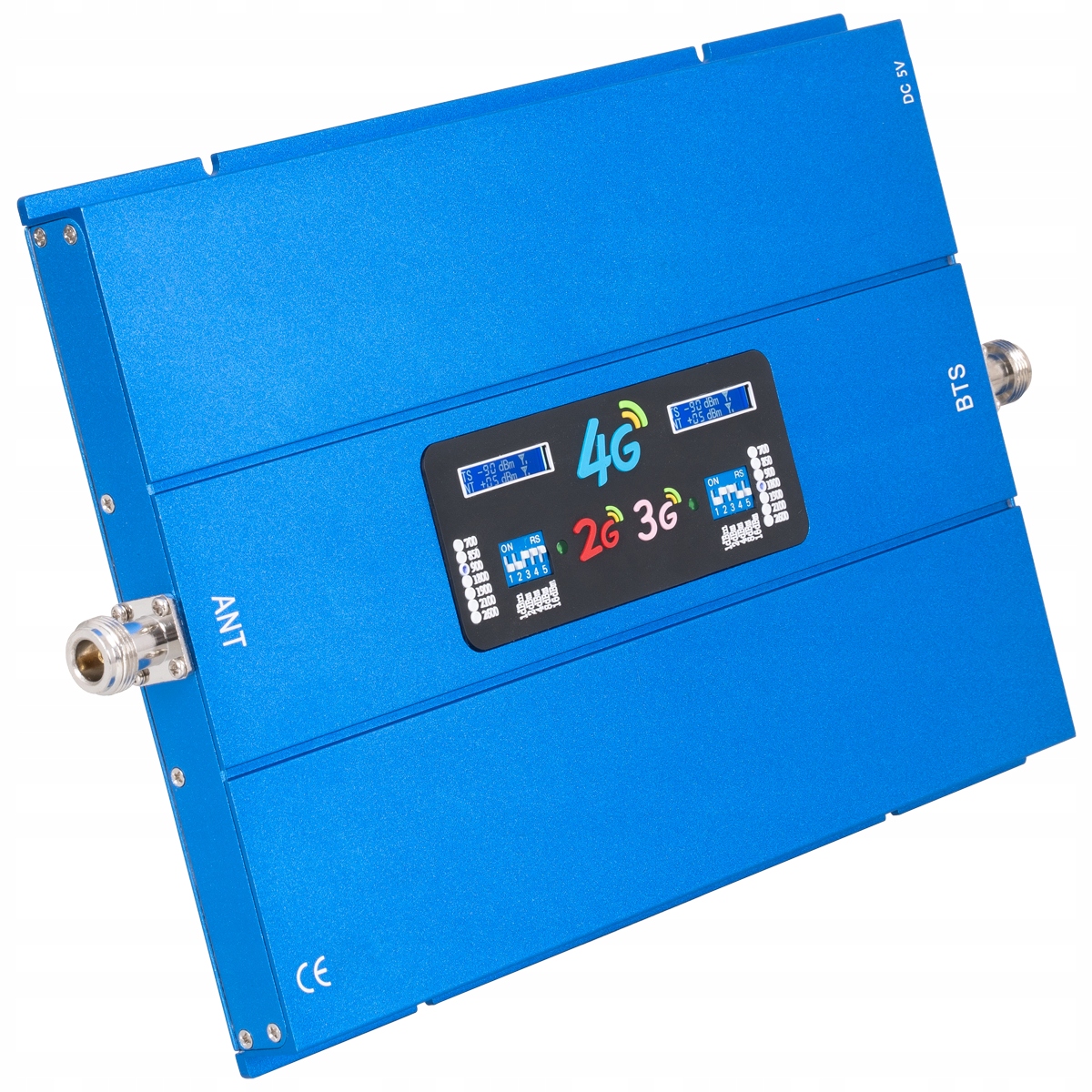 Wzmacniacz EGSM/4G BLUE C10 z regulacją Zysk - uplink 70 dB