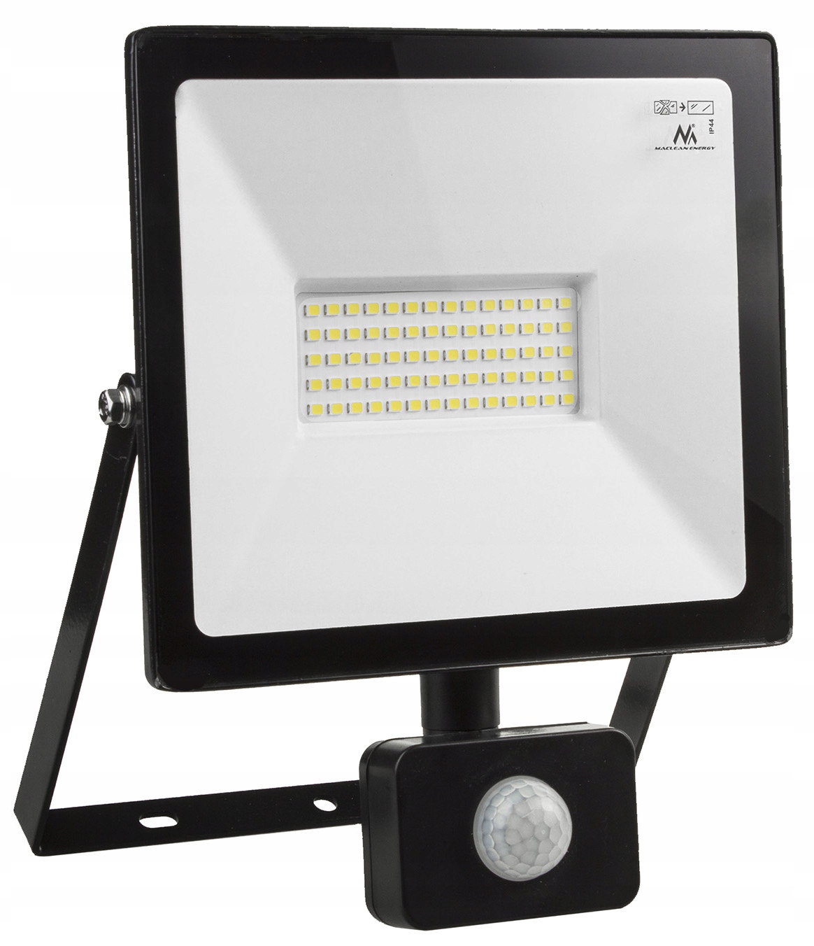 NAŚWIETLACZ HALOGEN LAMPA LED 50W IP44 CZUJNIK RUCHU PIR Maclean MCE650