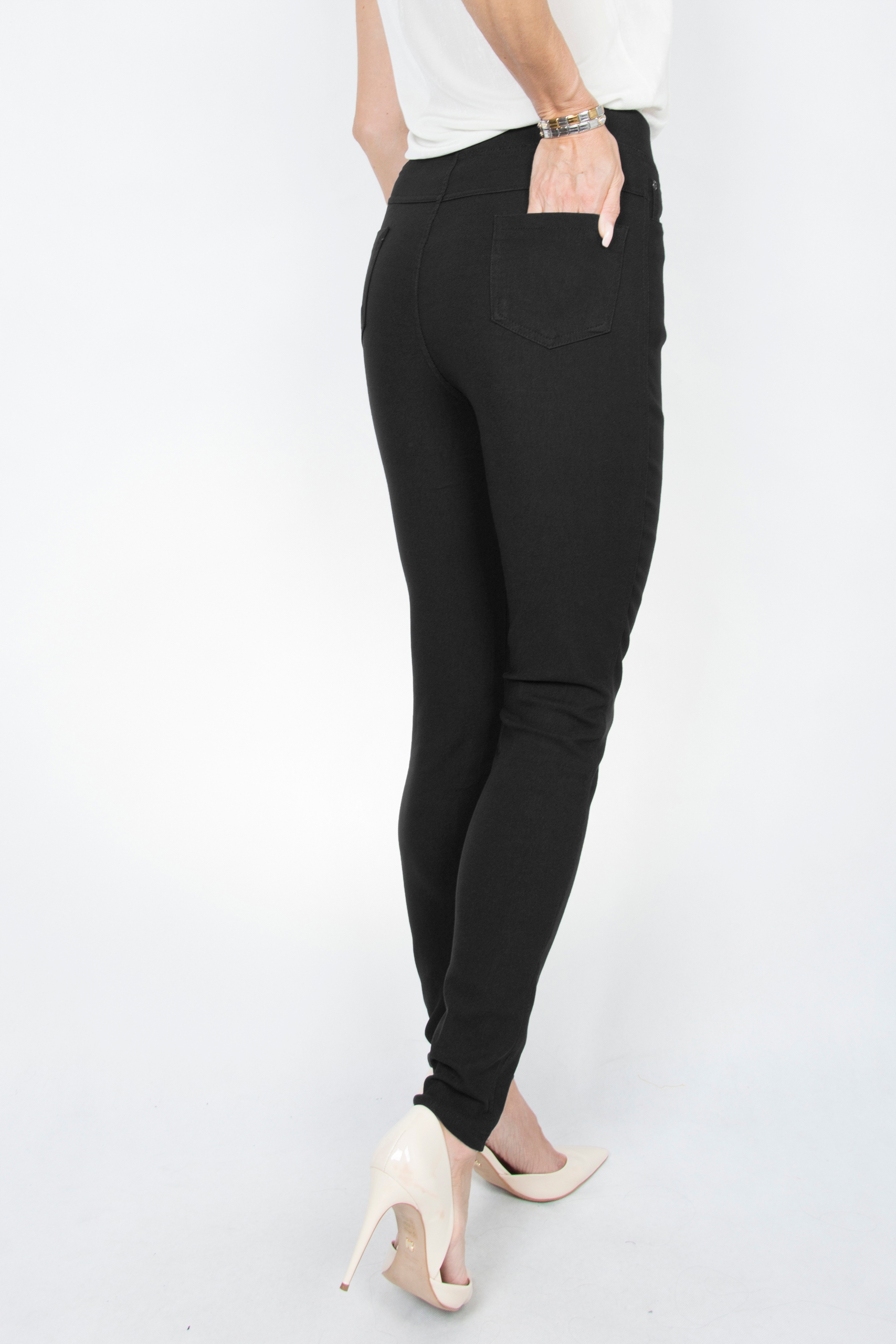 GL01 DAMSKIE SPODNIE WYSZCZUPLAJĄCE r.5XL/6XL Kolor czarny