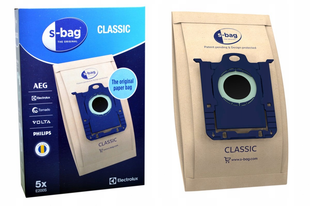 

Papierowe worki S-bag do odkurzacza Essensio