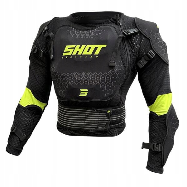 Chránič Tela Shot Racing Optimal Kid 2.0 Čierna/Žltá fluo Ym