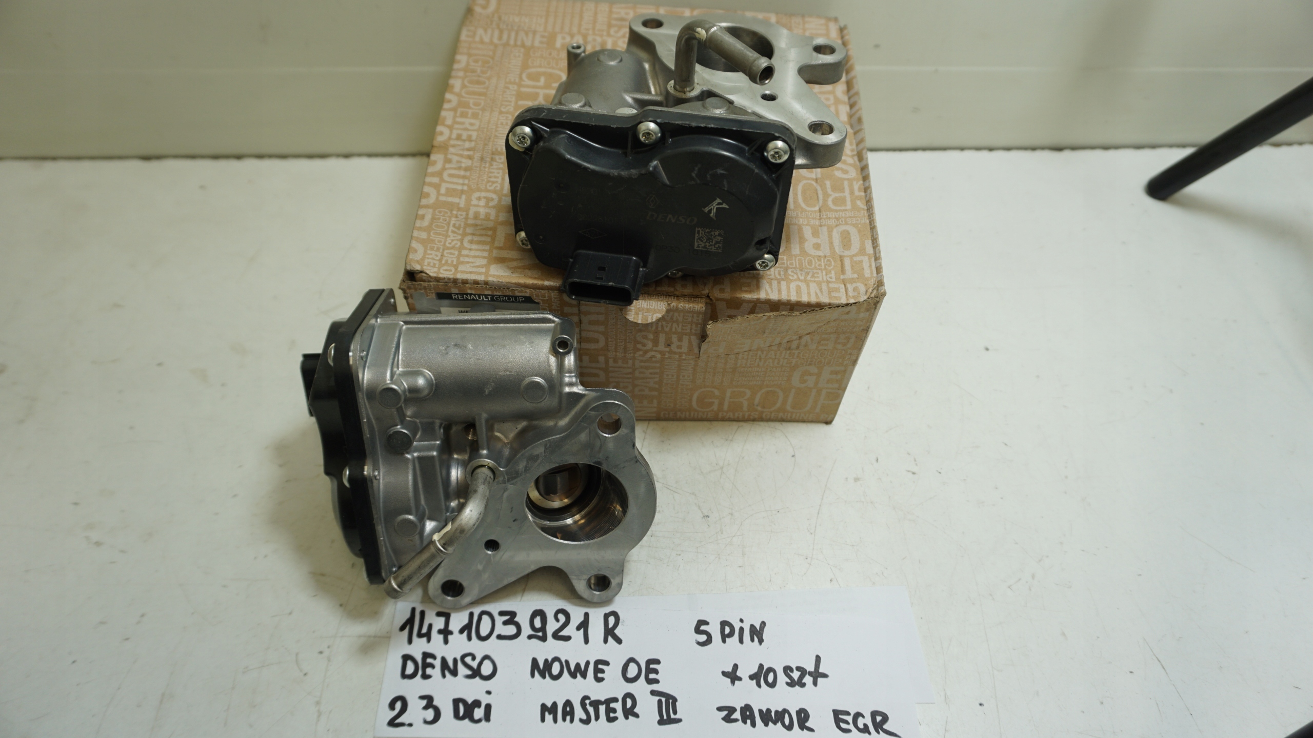 ZAWÓR EGR RENAULT MASTER III 2.3DCI 147103921R 147103921R za 540 zł z