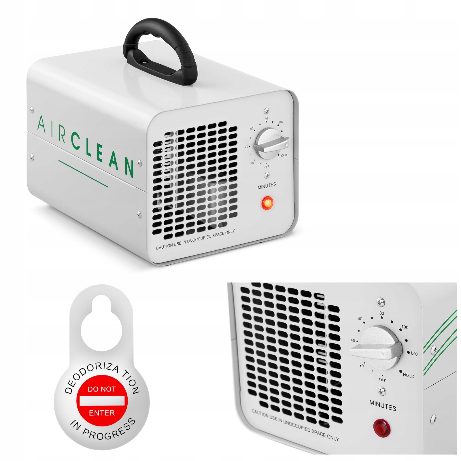 Ozonátorový generátor ozónu s rukoväťou Timerem 7000 mg/h 94 W