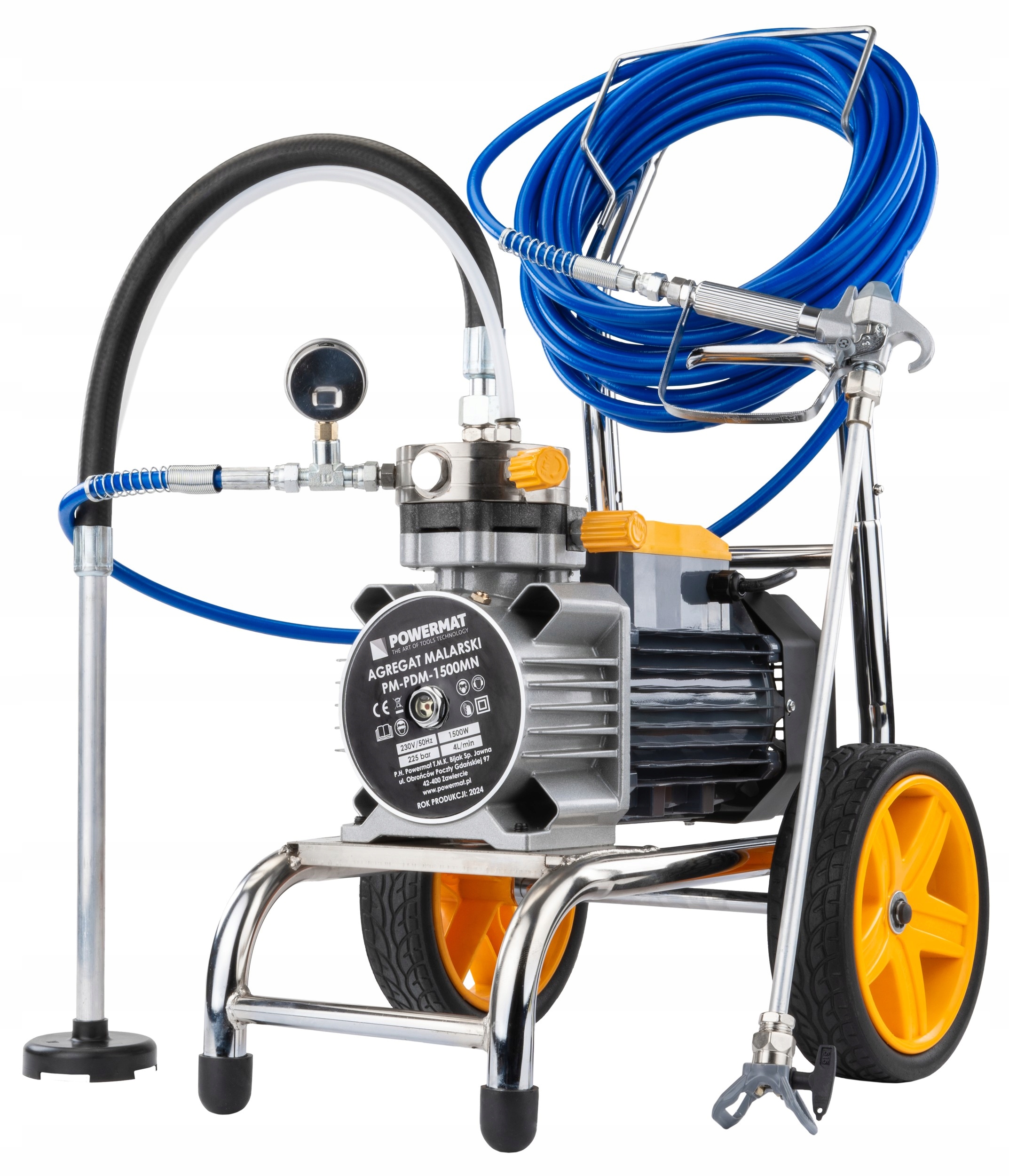 AGREGAT MALARSKI HYDRODYNAMICZNY PM-PDM-1500MN Model PM-PDM-1500MN