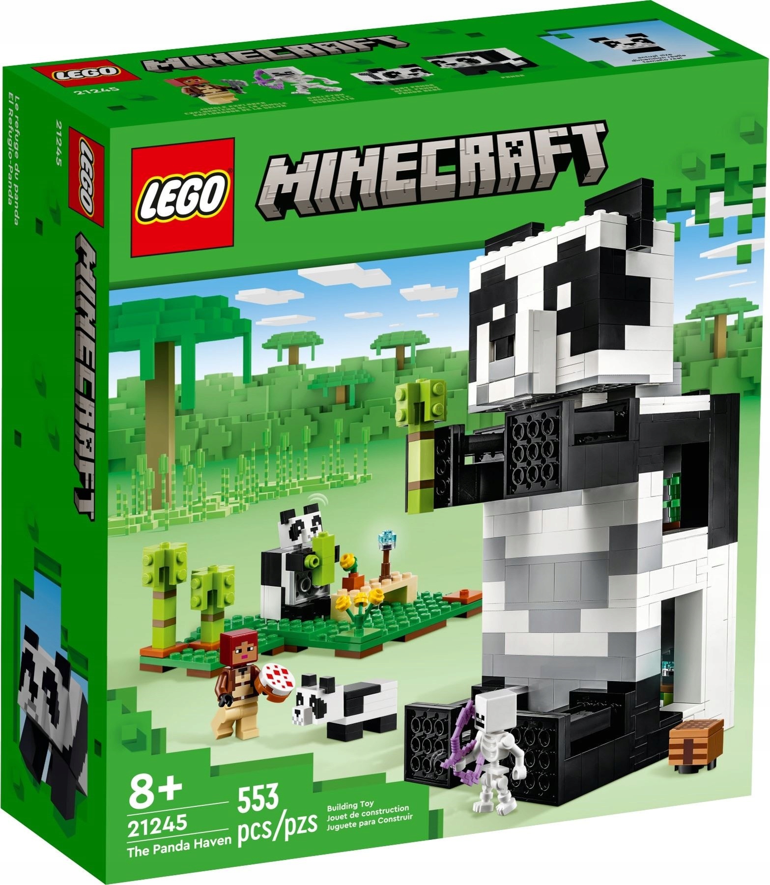 

Lego Minecraft Rezerwat pandy 21245