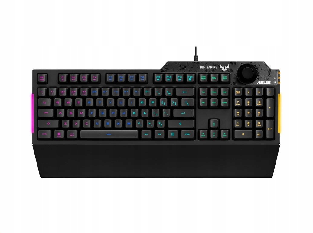 Asus klávesnice Tuf Gaming K1 (RA04), membránová, Us, černá 90MP01X0…