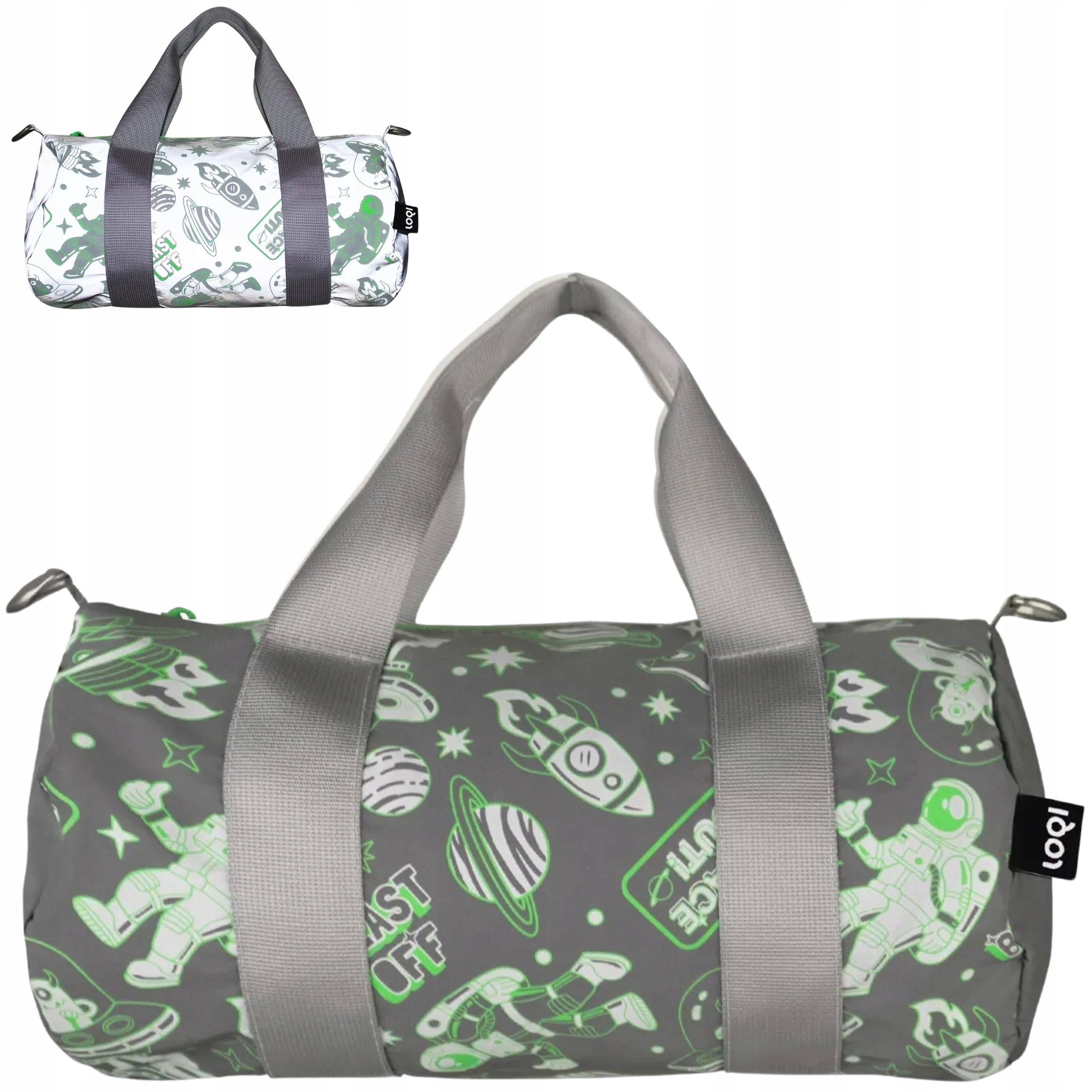 Cestovní taška Loqi Reflexní Kompaktní příruční zavazadlo Prostorná a lehká