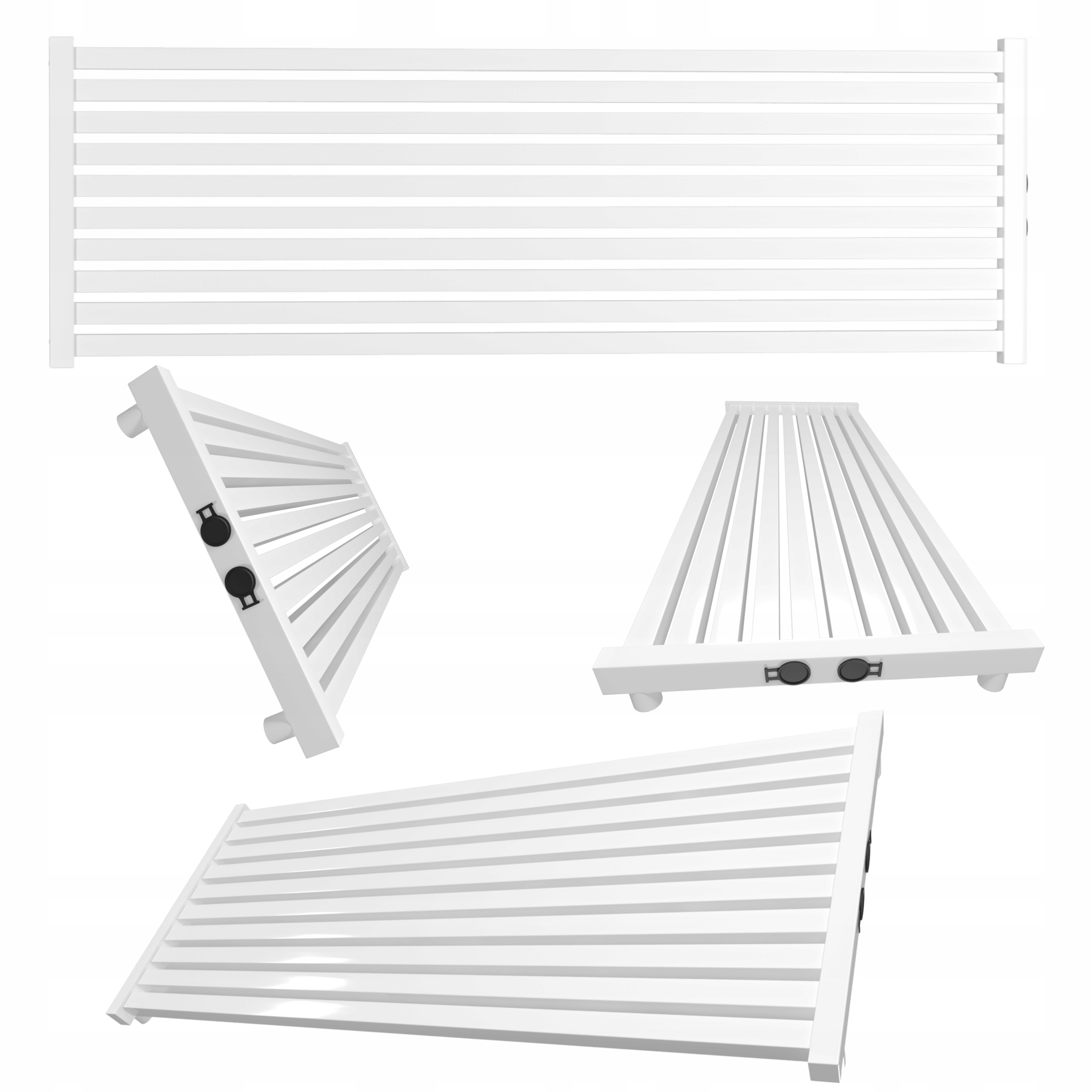 Dekorativní radiátor úrovně Radiator 140x46 Bílý