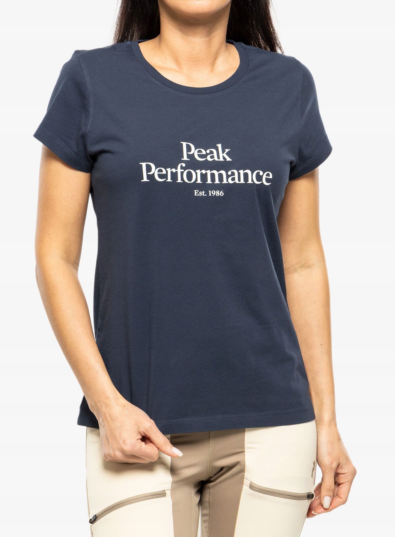 Dámské tričko Peak Performance Original Tee blue shadow Xs
