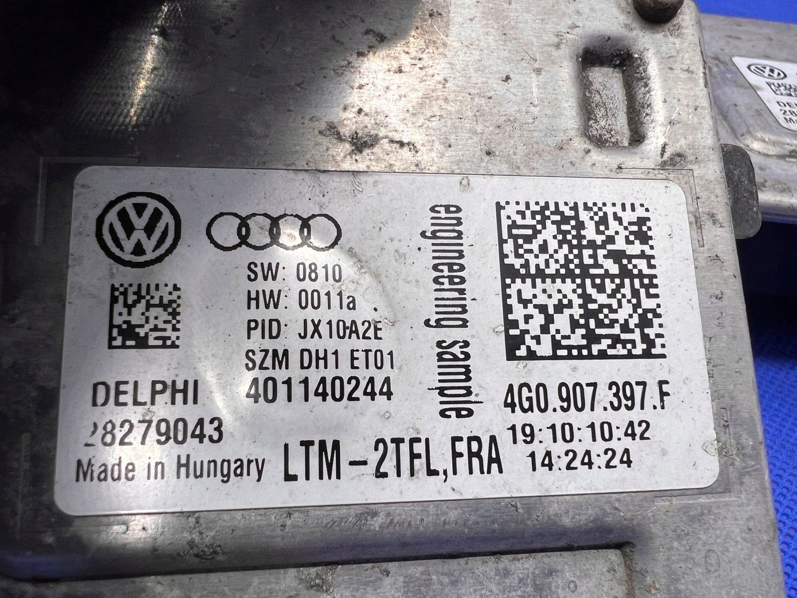 Audi A6 C7 A7 A8 D4 Конвертер led 4G0907397F