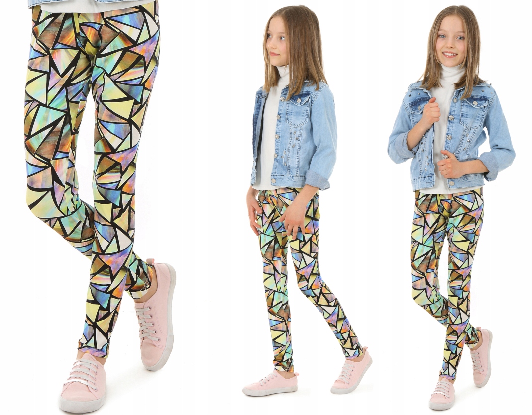 

Legginsy wzorzyste, Druk Cyfrowy 116 Kropek 06