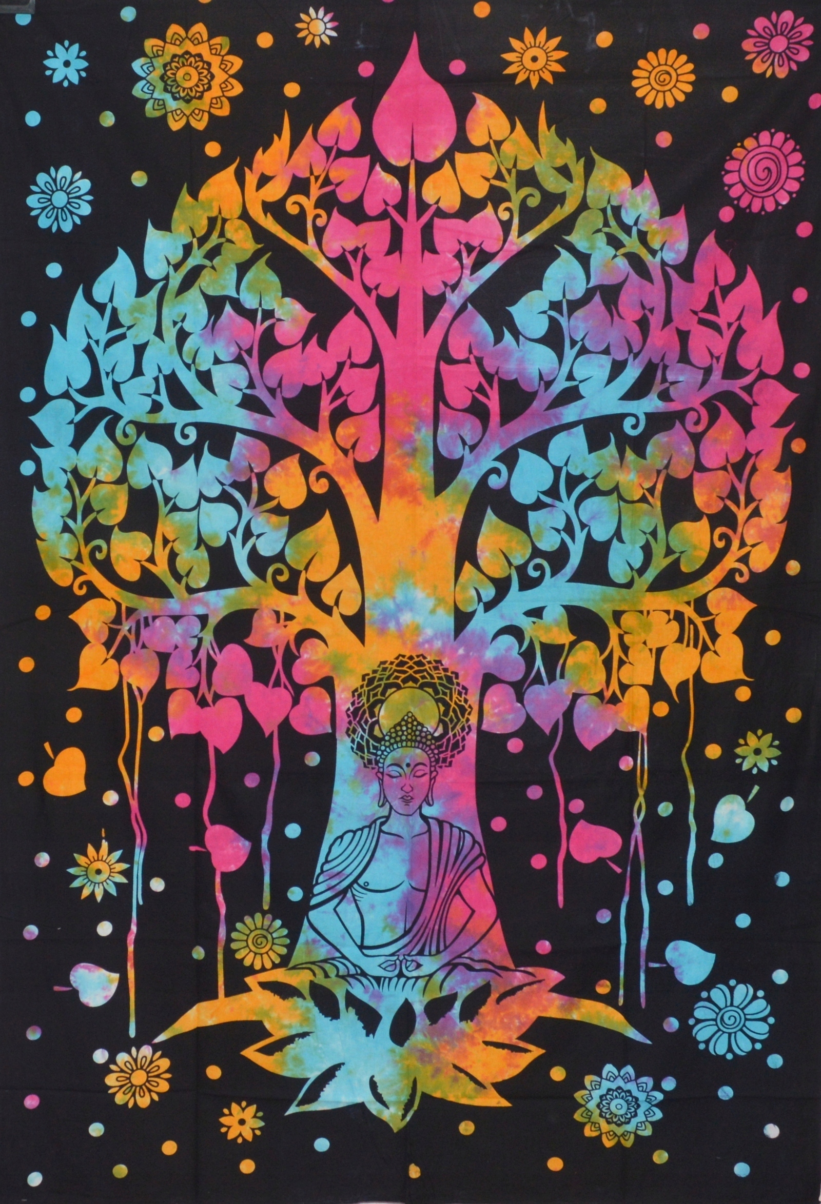 

Indyjska Narzuta batik Drzewo bawełna 200x140