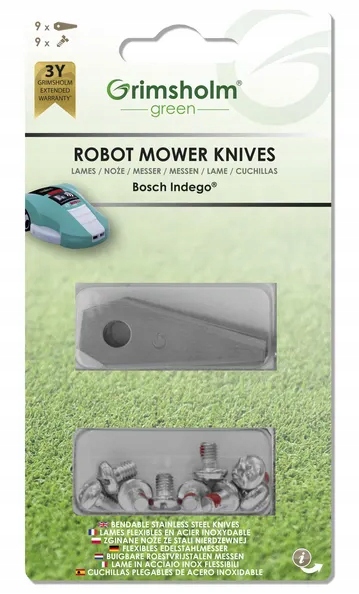 

FGP117 Noże do robota koszącego 9 szt Bosch Indego