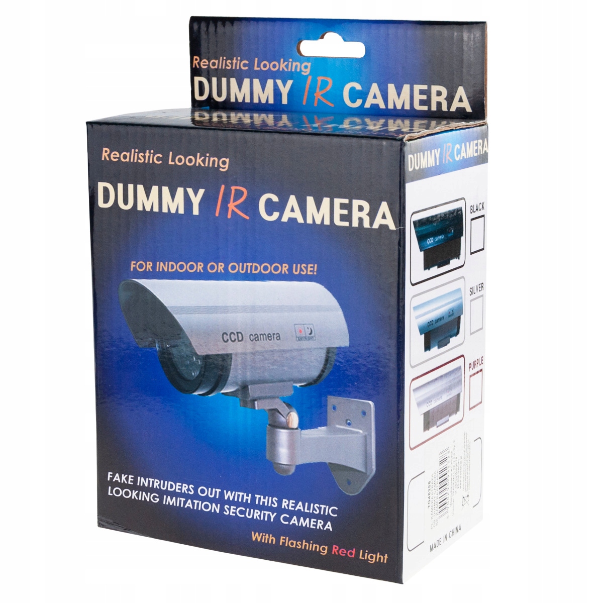 KAMERA ATRAPA IR LED MONITORING KAMERA ZEWNĘTRZNA ŚCIENNA Z DIODĄ MIGAJĄCA Kod producenta 13002