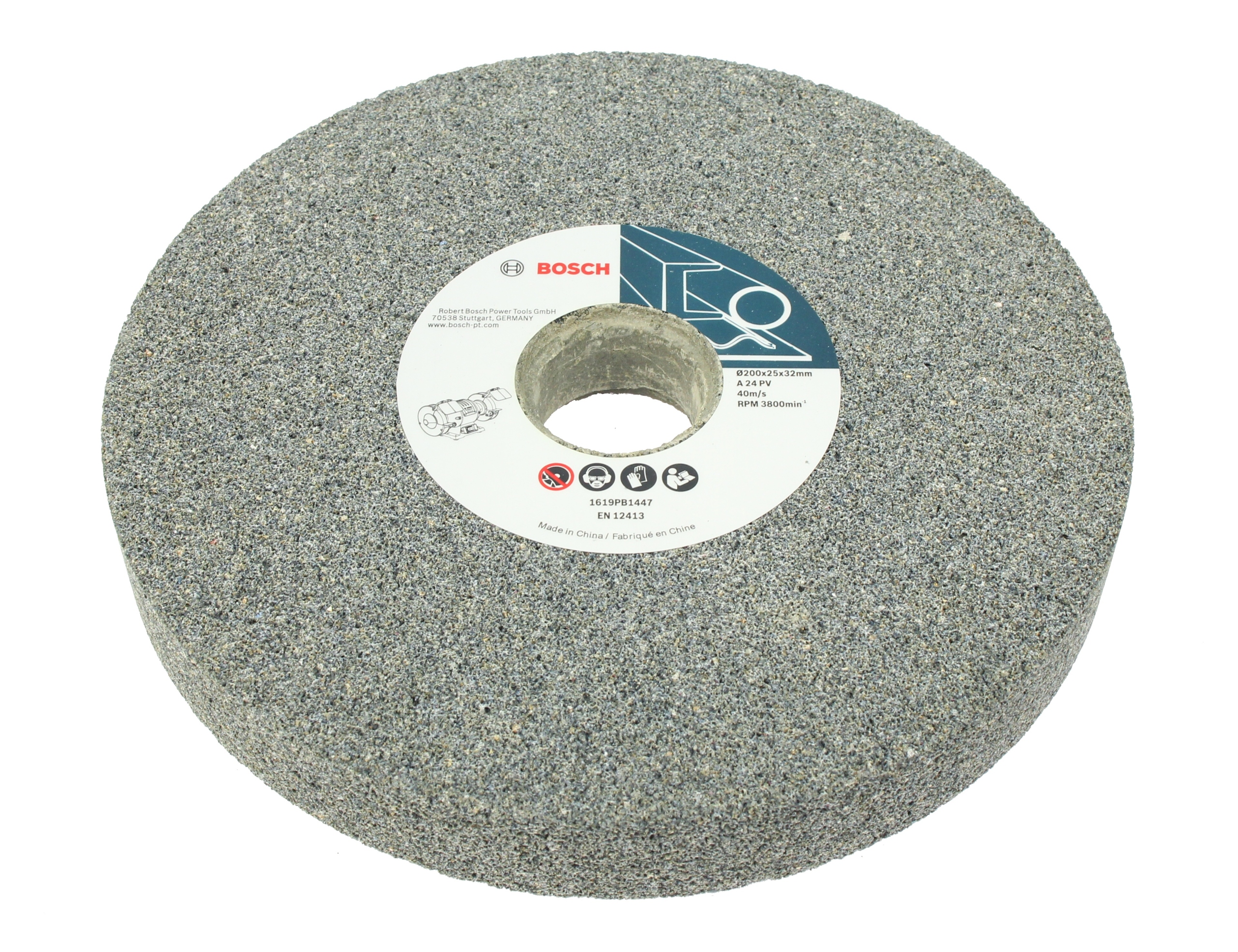 BOSCH Kamień szlifierski 200 mm GR. 24 do szlifierki stołowej GBG 60-20 EAN (GTIN) 4059952210575