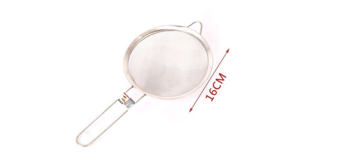 

Sitko Nierdzewne Metalowe 16 cm Do Przesiewania