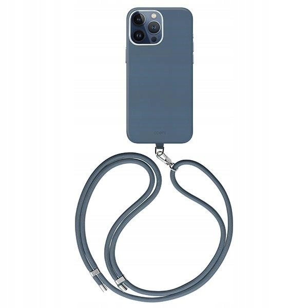 Etui Uniq Coehl Muse Magnetic Charging do iPhone 15 Pro niebieskie