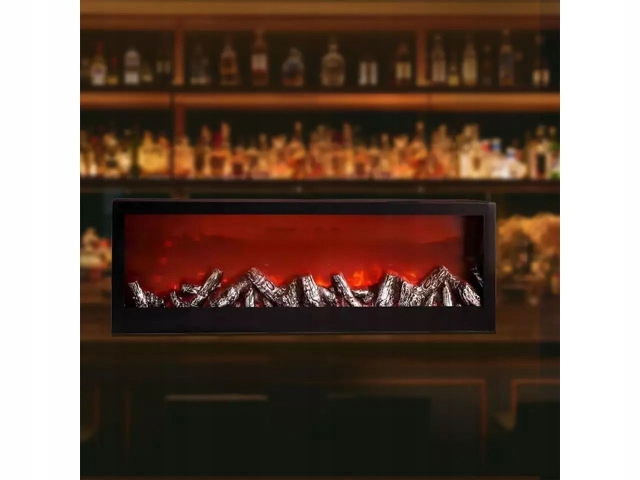 NOWOCZESNY KOMINEK ELEKTRYCZNY LED OZDOBA POMIESZCZENIA Wysokość produktu 20 cm