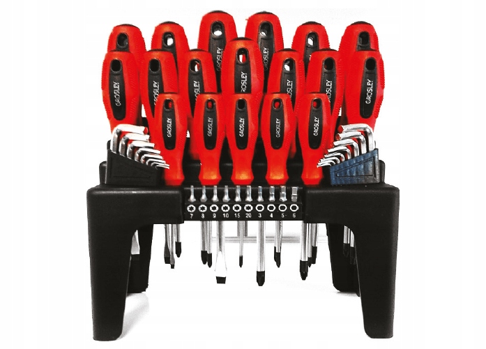 

Zestaw Wkrętaków Na Stojaku 44 Elem Grosley GWZ44