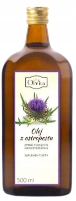 Olvita Olej z ostropestu tłoczony na zimno 500 ml