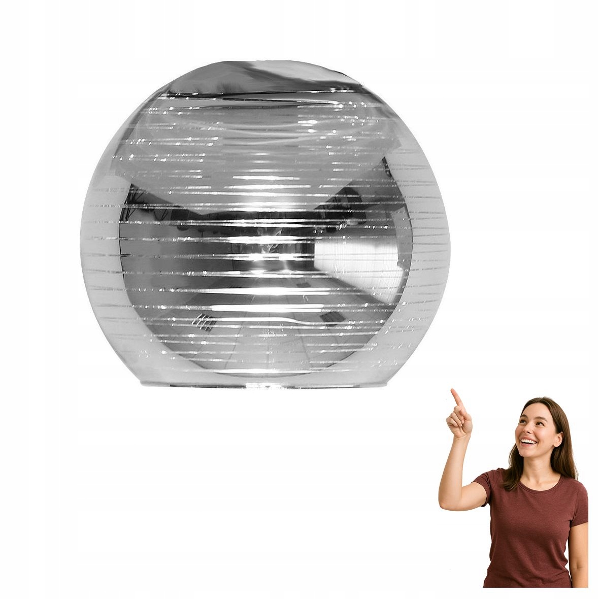 Skleněné stínidlo E27 pro Trio 71-45966 Candellux