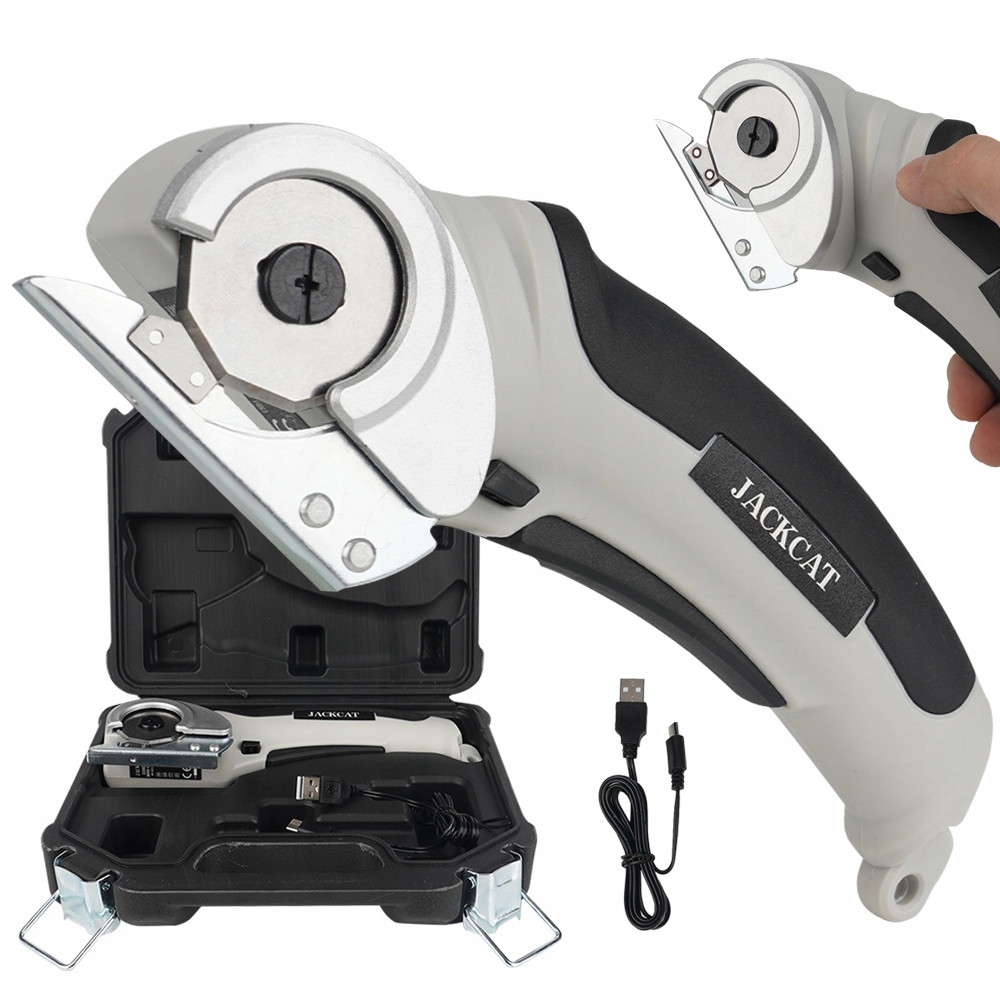 Bezdrátové Elektrické Nůžky Na Tkaniny A Koberce S Boxem Na Nářadí