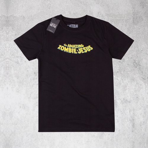 Tričko Holy Blvk The Amazing Zombie Jesus r.XXL Tisk komiksu