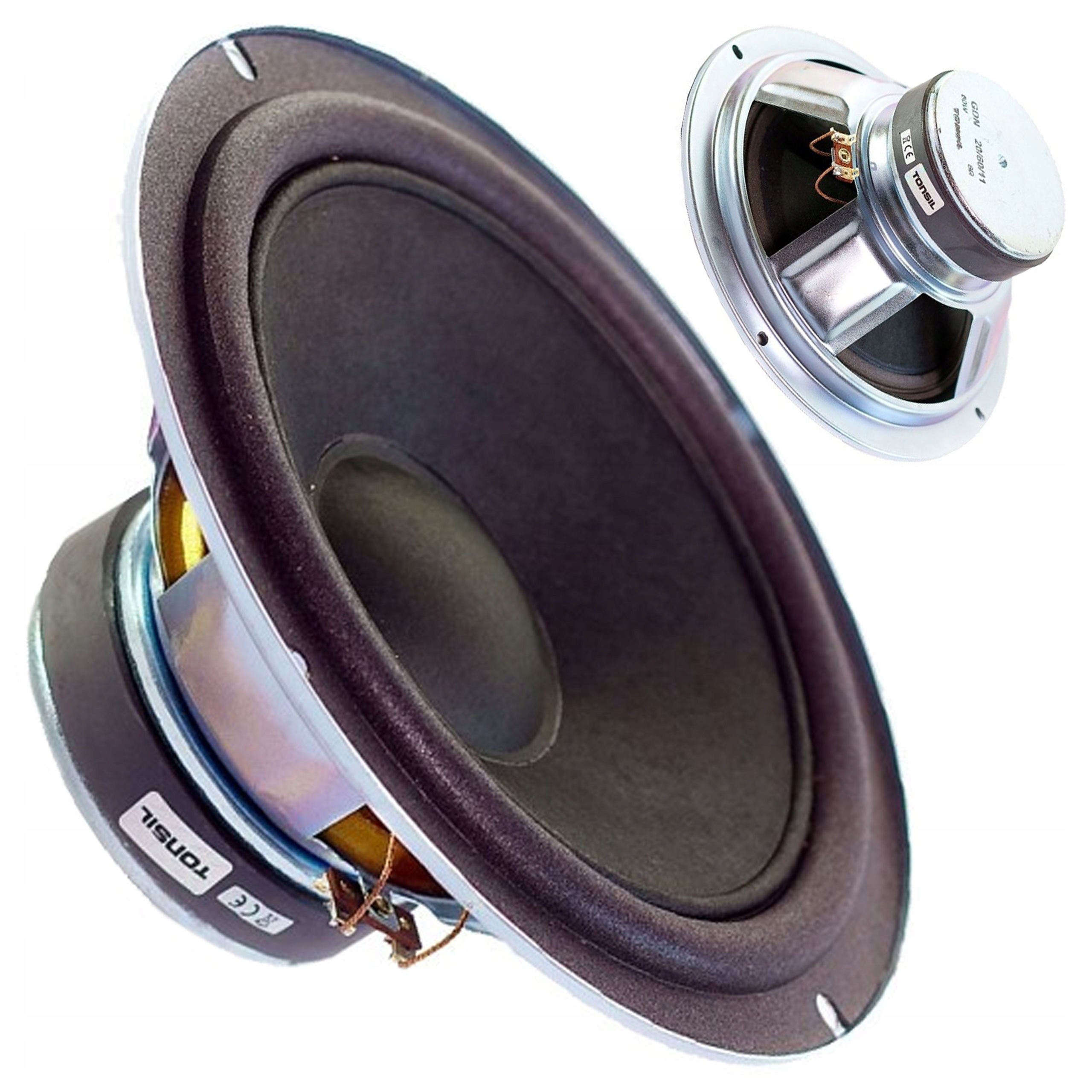 Głośnik Niskotonowy Tonsil Gdn 20/60/11 8 Ohm 60W Czarny