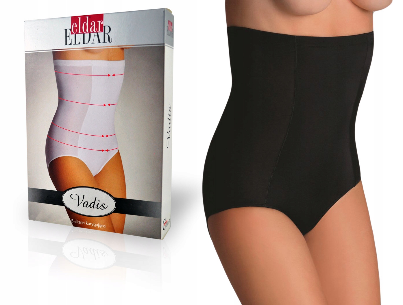 

Eldar Vadis, majtki figi korygujące, Czarne, XXL