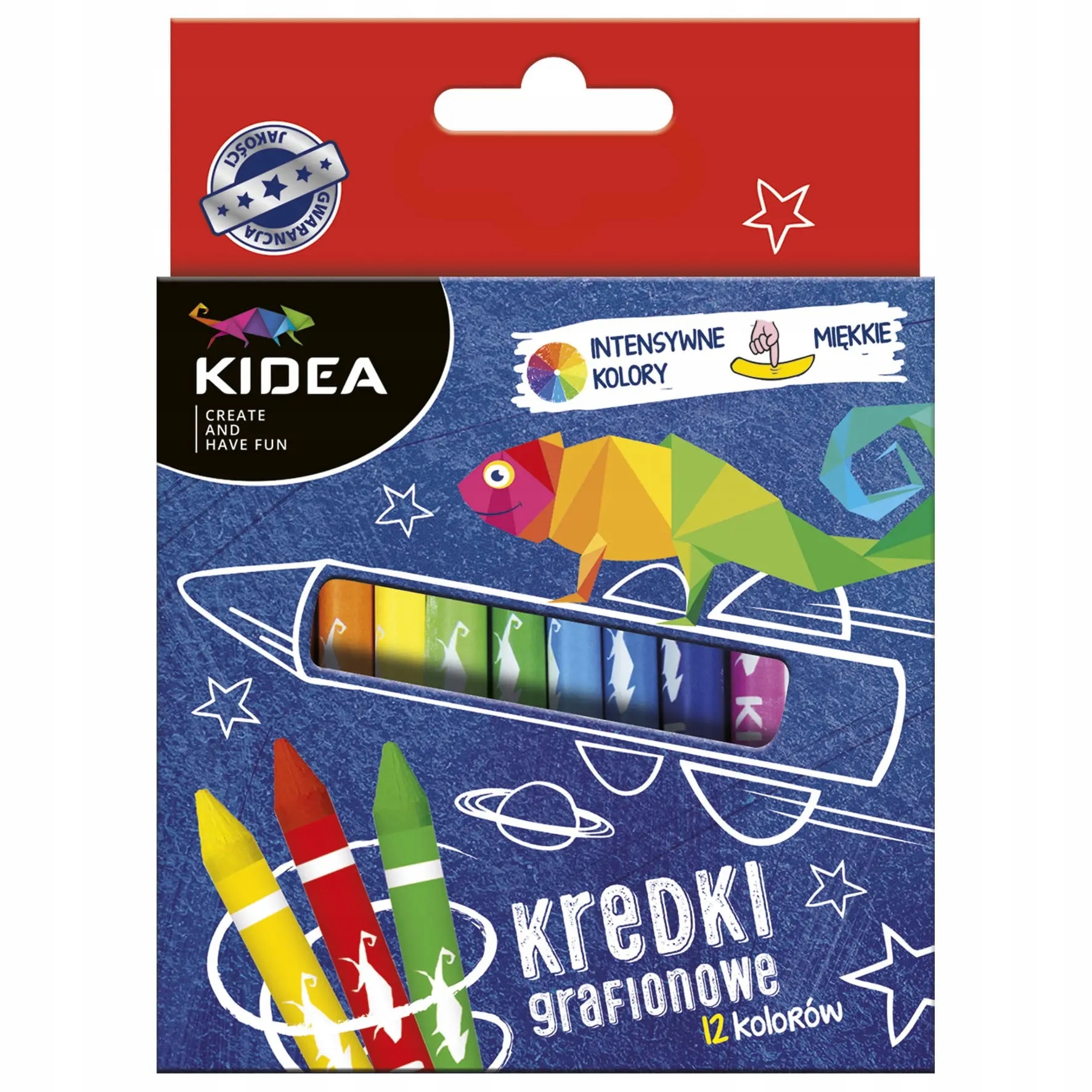 

Kredki grafionowe Kidea