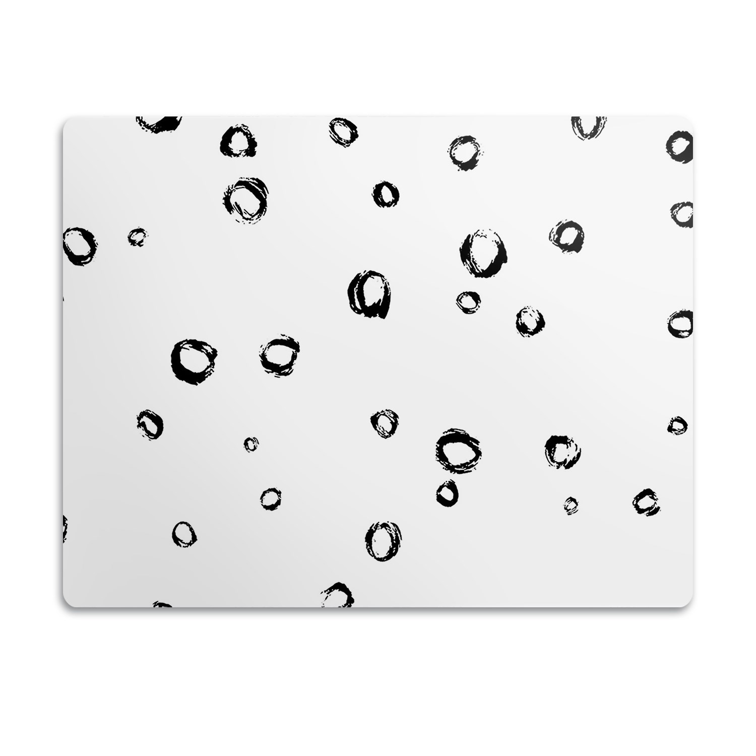 Pro kočky je podložka pod misky Nepravidelná kolečka 60x40