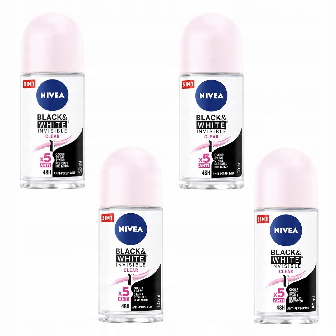

Antyperspirant damski Nivea Black White zestaw x4