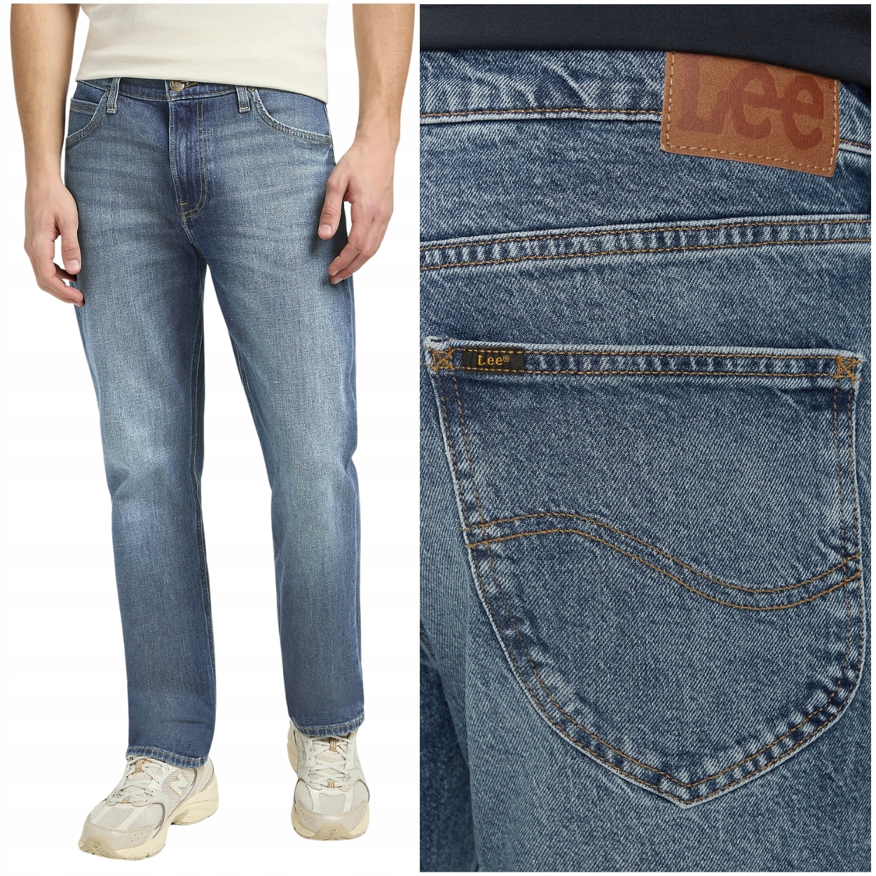 Lee West relaxed straight Riverway rovné džíny W29 L30