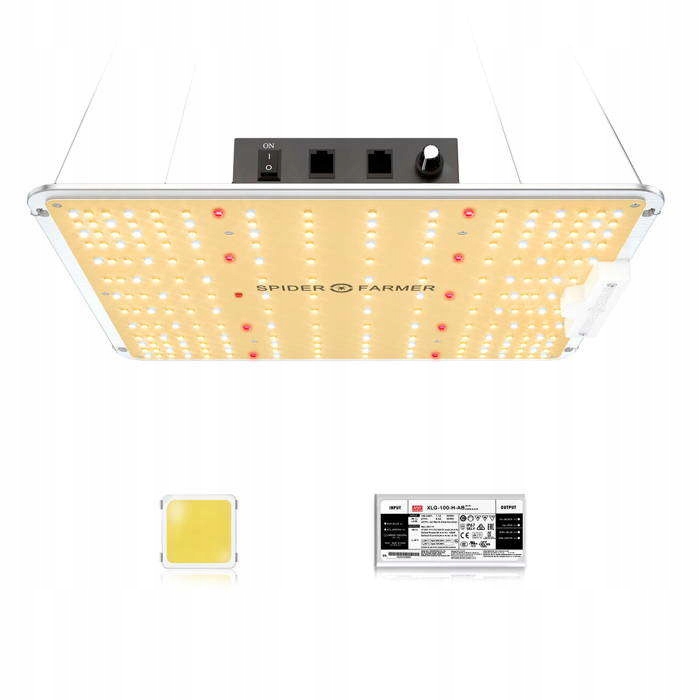 Spider farmer SF1000 Dimmable 100W Samsung LM301B Evo