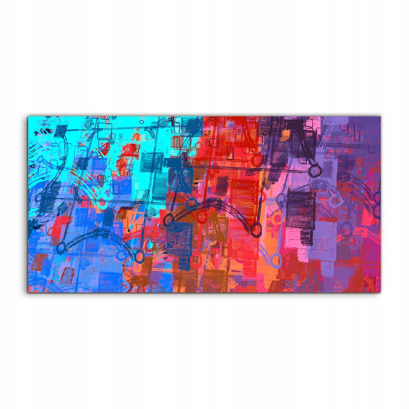 

Fotoobraz 140x70 z grafiką Abstrakcja Art Sztuka