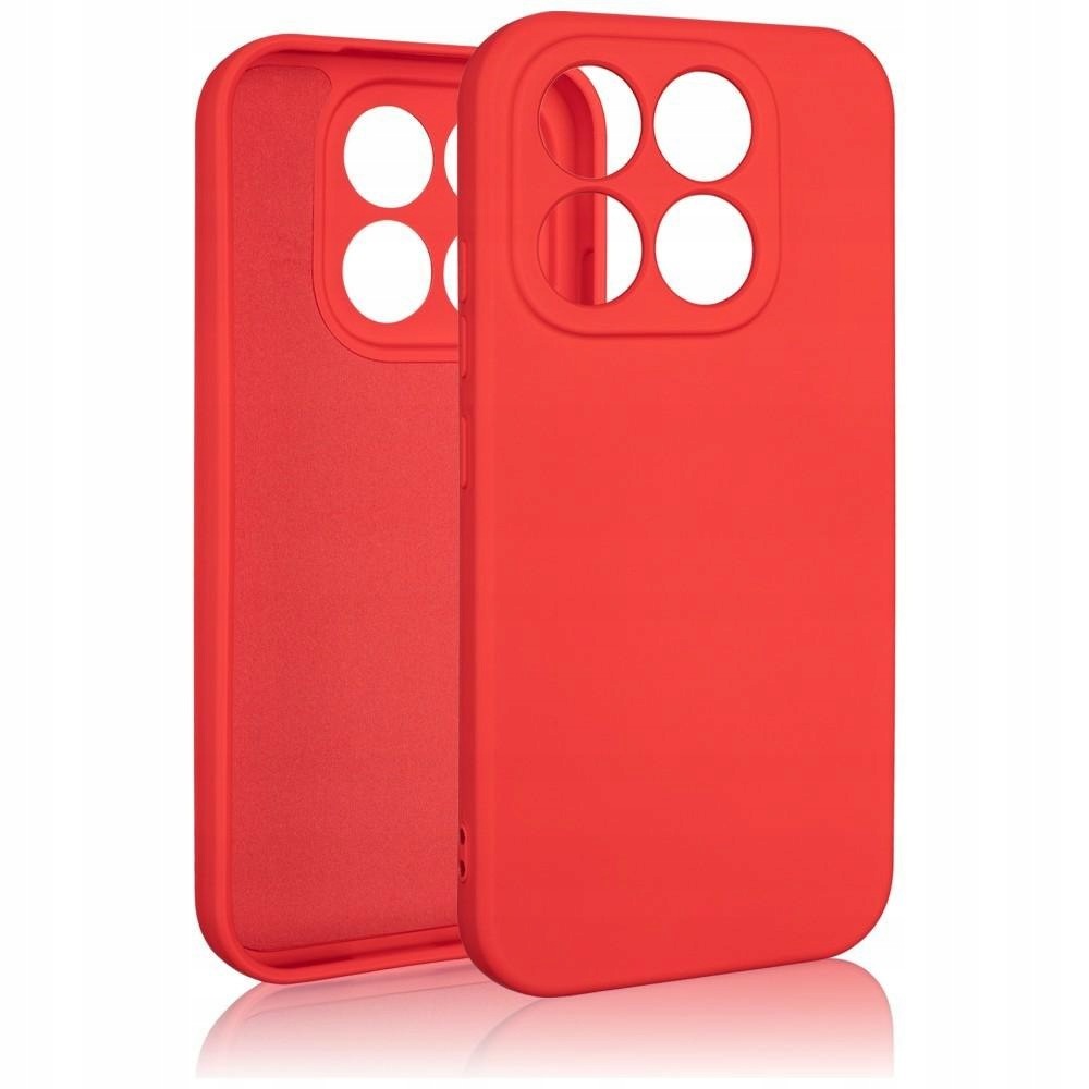 Etui Beline Silicone do Xiaomi 17 czerwony