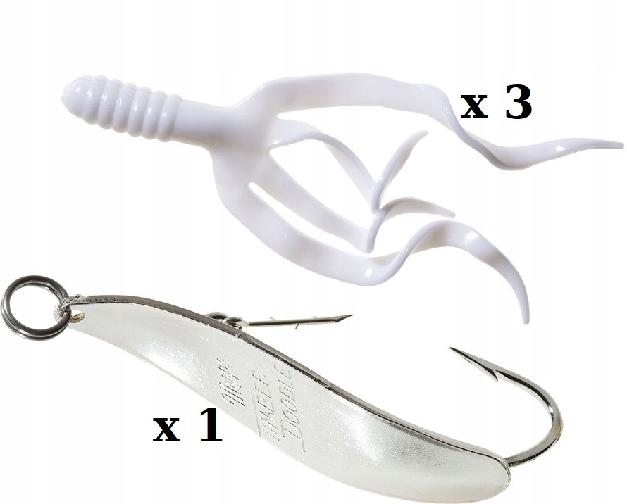 MEPPS TIMBER DOODLE Nr.1 /12gr /11cm SILVER WHITE Marka Mepps