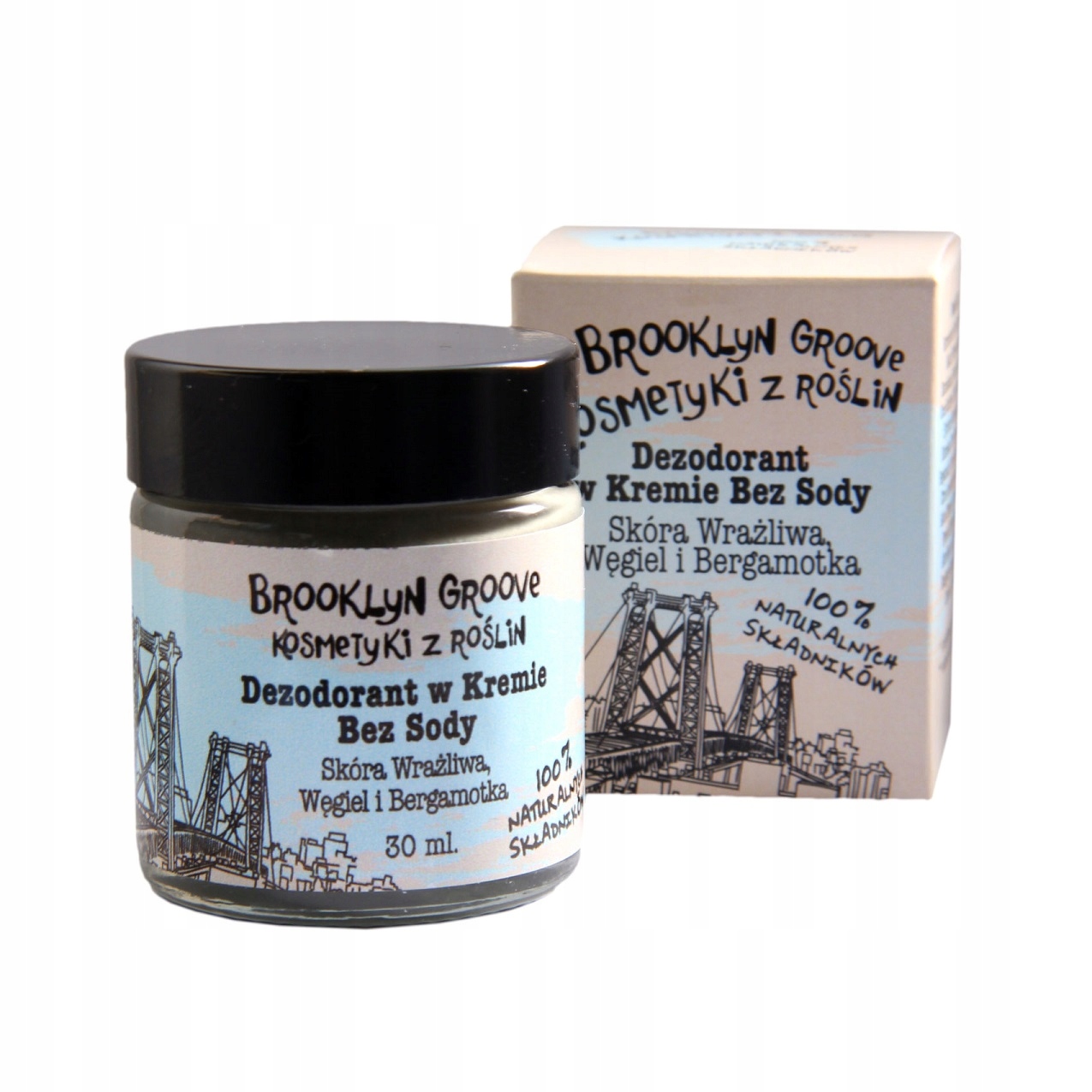 

Brooklyn Groove, Dezodorant Węgiel i Bergamotka